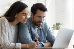 Adult couple search internet for best adult day centers